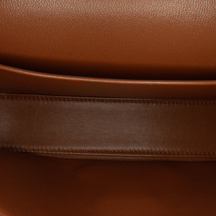 Leather Triomphe Claude Crossbody Brown - Gaby Paris
