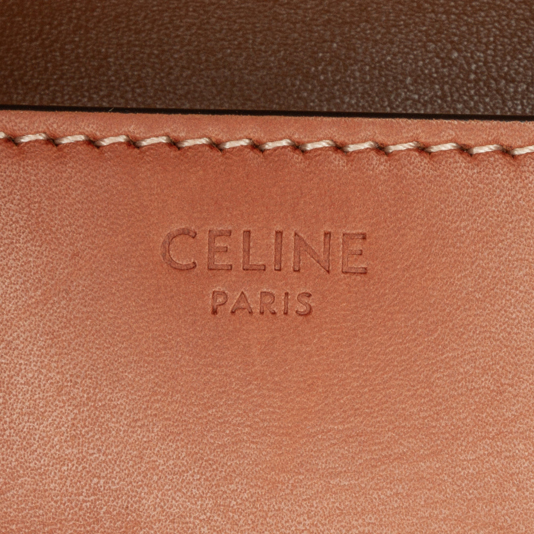 Leather Triomphe Claude Shoulder Bag Brown - Gaby Paris