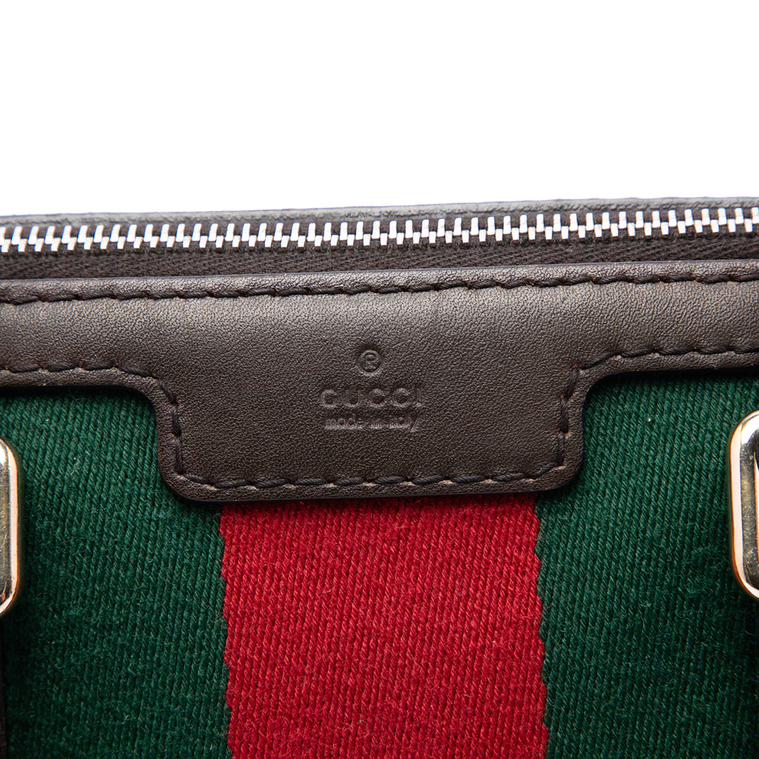 Gucci Medium GG Toile Web Joy Boston Sac