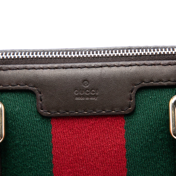 Gucci Medium GG Toile Web Joy Boston Sac