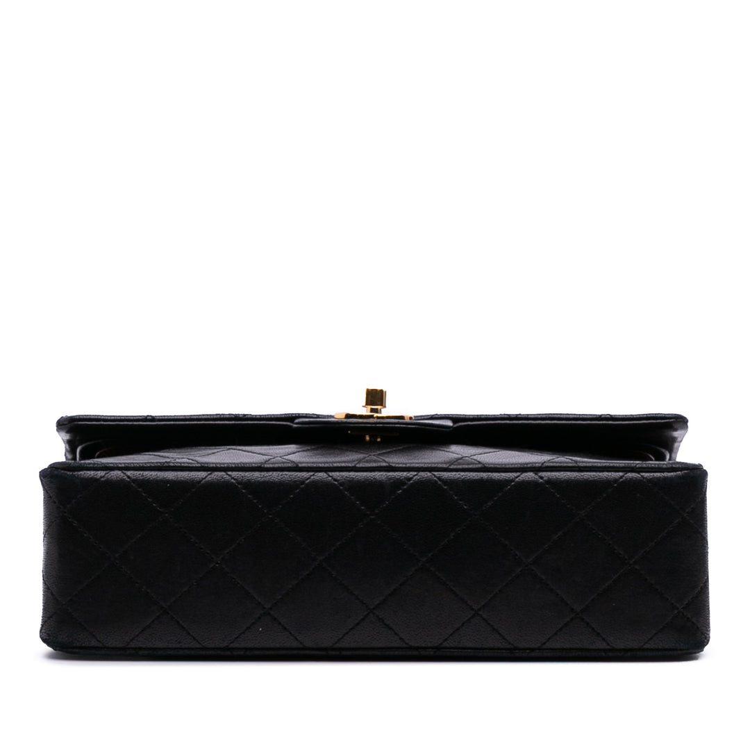 Chanel Small Classic Cuir d’agneau Double rabat Noir – GABY PARIS Authentique