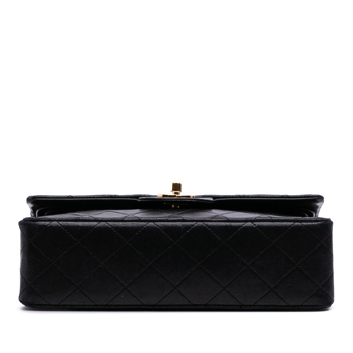 Chanel Small Classic Cuir d’agneau Double rabat Noir – GABY PARIS Authentique