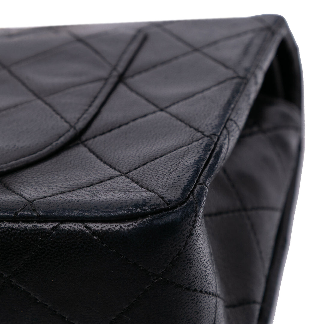 Chanel Small Classic Cuir d’agneau Double rabat Noir – GABY PARIS Authentique