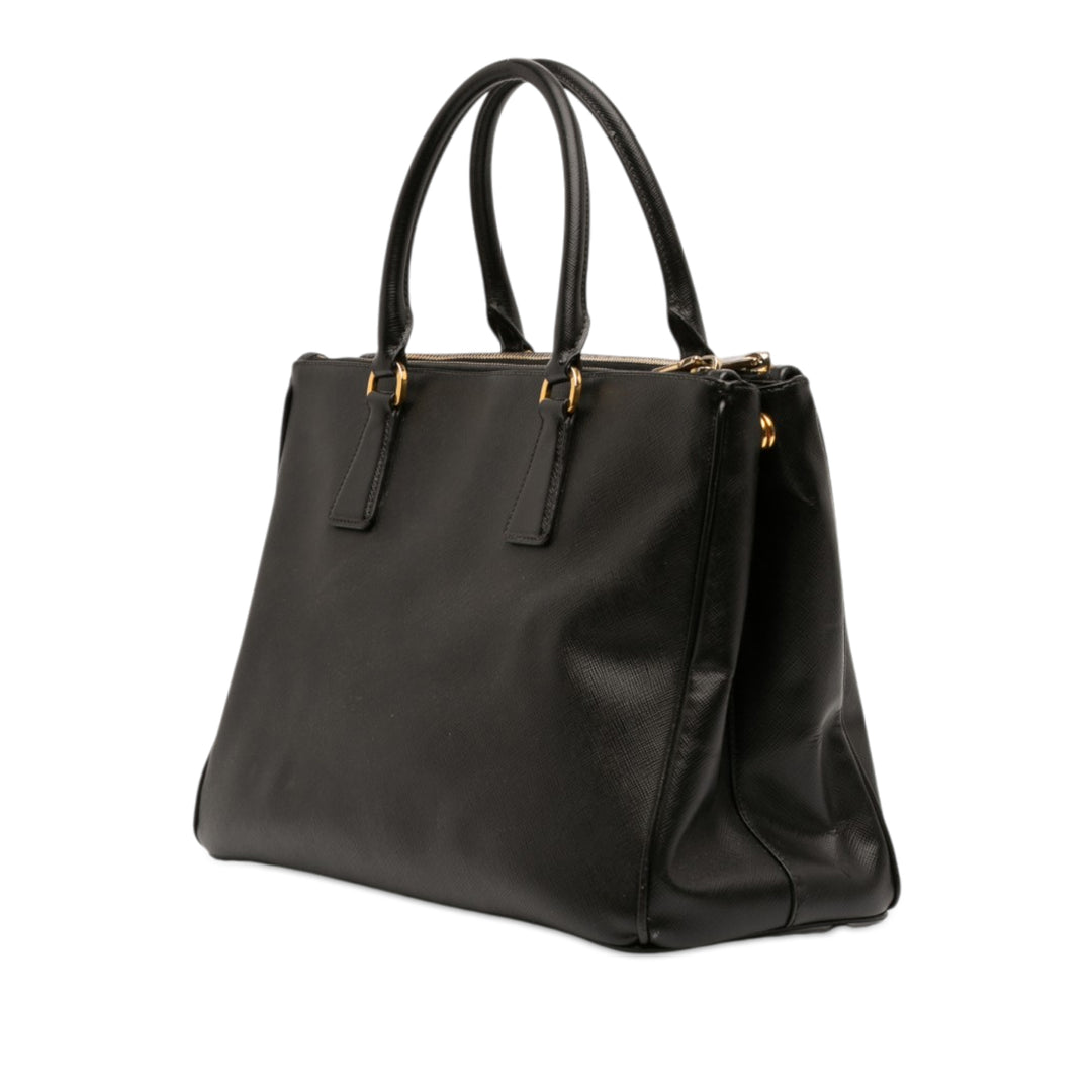 Prada Medium Saffiano Lux Galleria Double Zip Sac