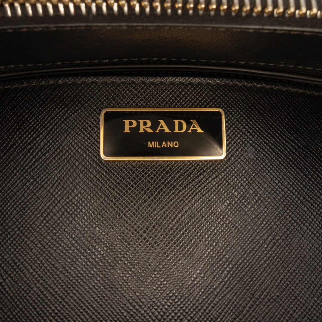 Prada Medium Saffiano Lux Galleria Double Zip Sac