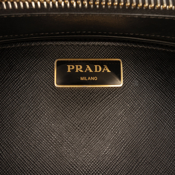 Prada Medium Saffiano Lux Galleria Double Zip Sac