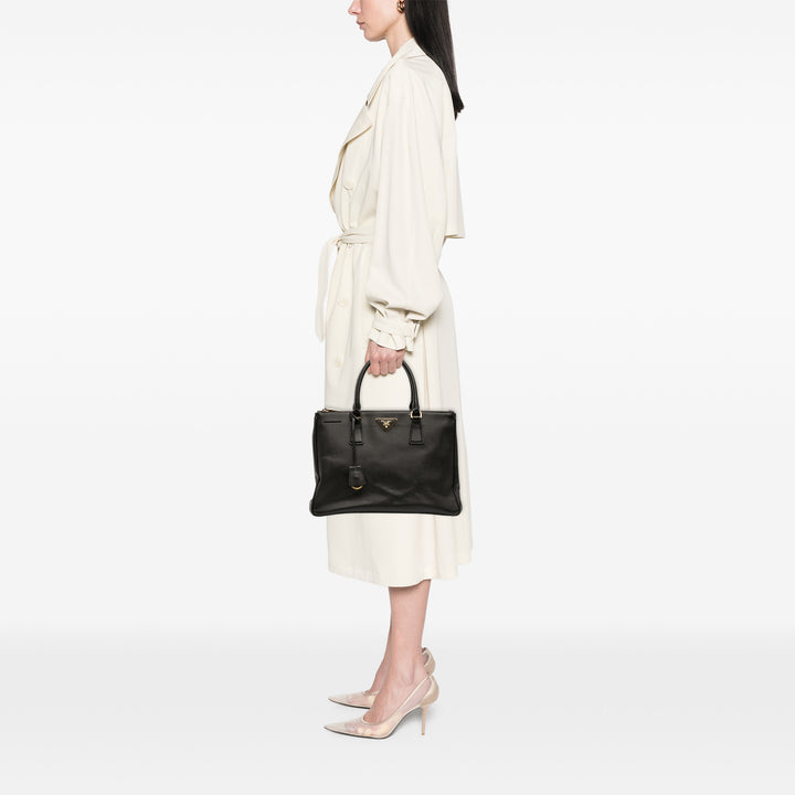 Prada Medium Saffiano Lux Galleria Double Zip Sac
