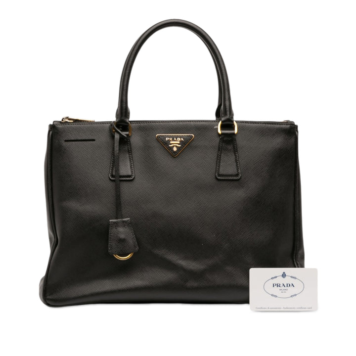 Prada Medium Saffiano Lux Galleria Double Zip Sac