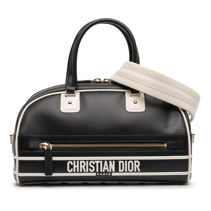 Dior Medium Cuir Dior Vibe Zip Bowling Sac