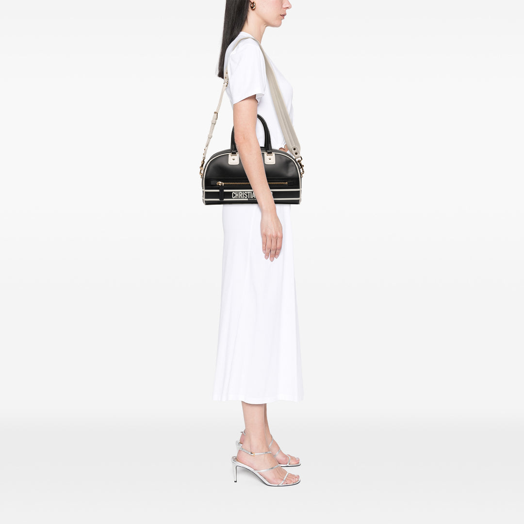 Dior Medium Cuir Dior Vibe Zip Bowling Sac