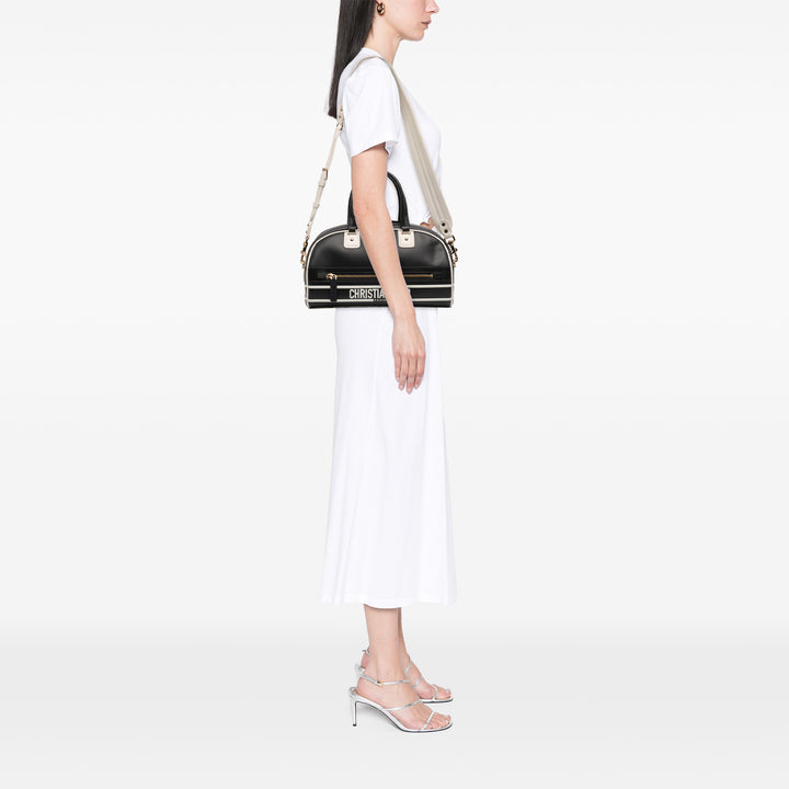 Dior Medium Cuir Dior Vibe Zip Bowling Sac