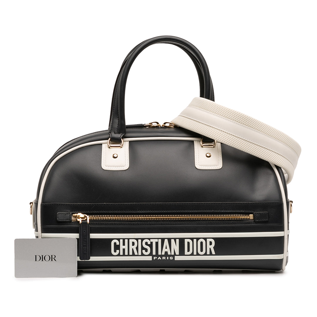 Dior Medium Cuir Dior Vibe Zip Bowling Sac