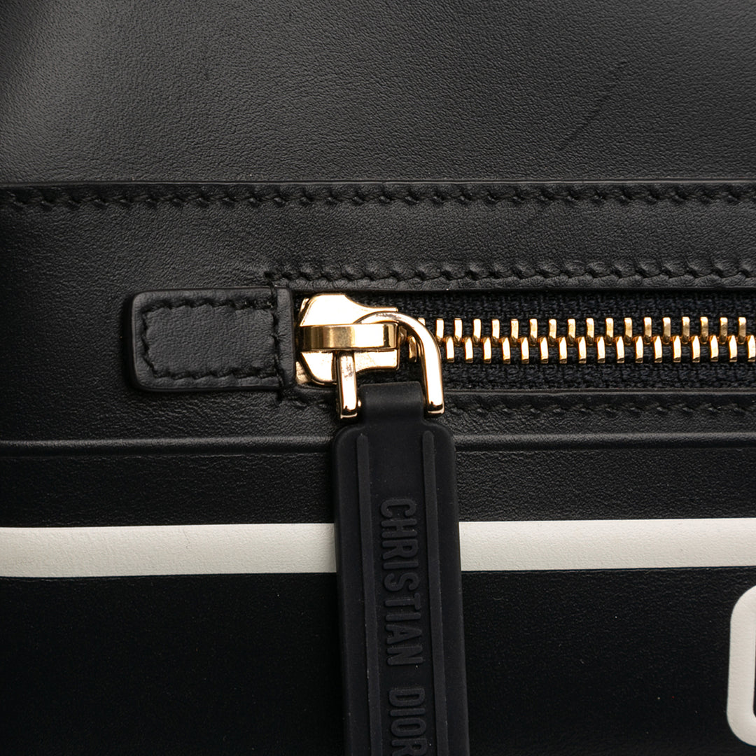 Dior Medium Cuir Dior Vibe Zip Bowling Sac