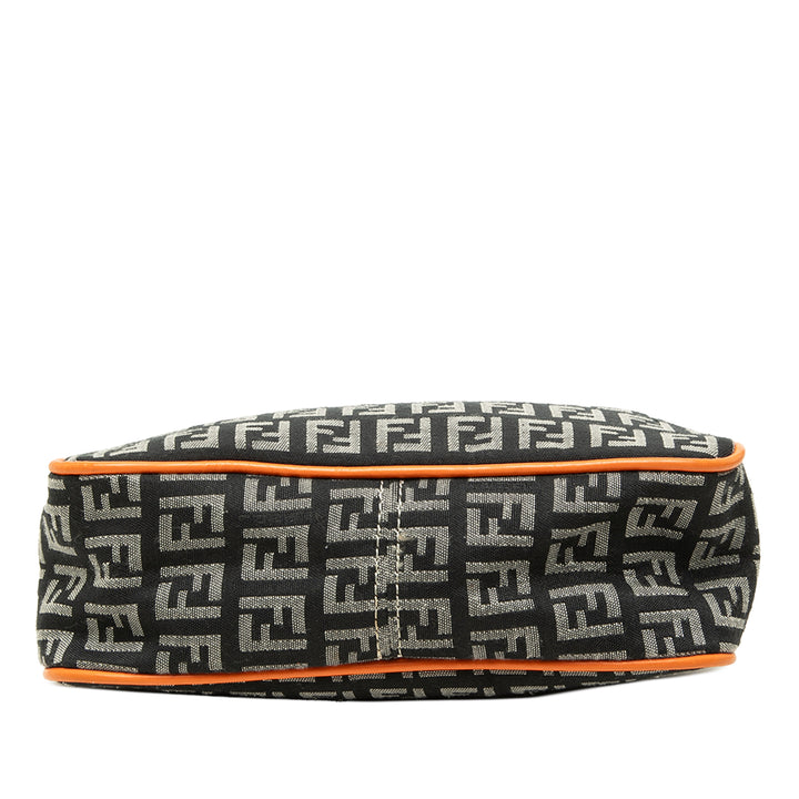 Fendi Sac porté épaule Zucchino Noir – vue 3 – GABY PARIS