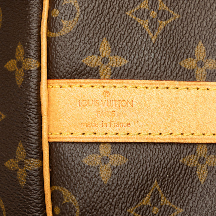 Louis Vuitton Sac de voyage Keepall Bandouliere 60 Monogram Marron – vue 5 – GABY PARIS