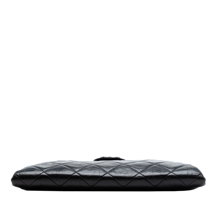 Chanel Matelassé Glazed Cuir de veau Coco Pleats Chain Pochette