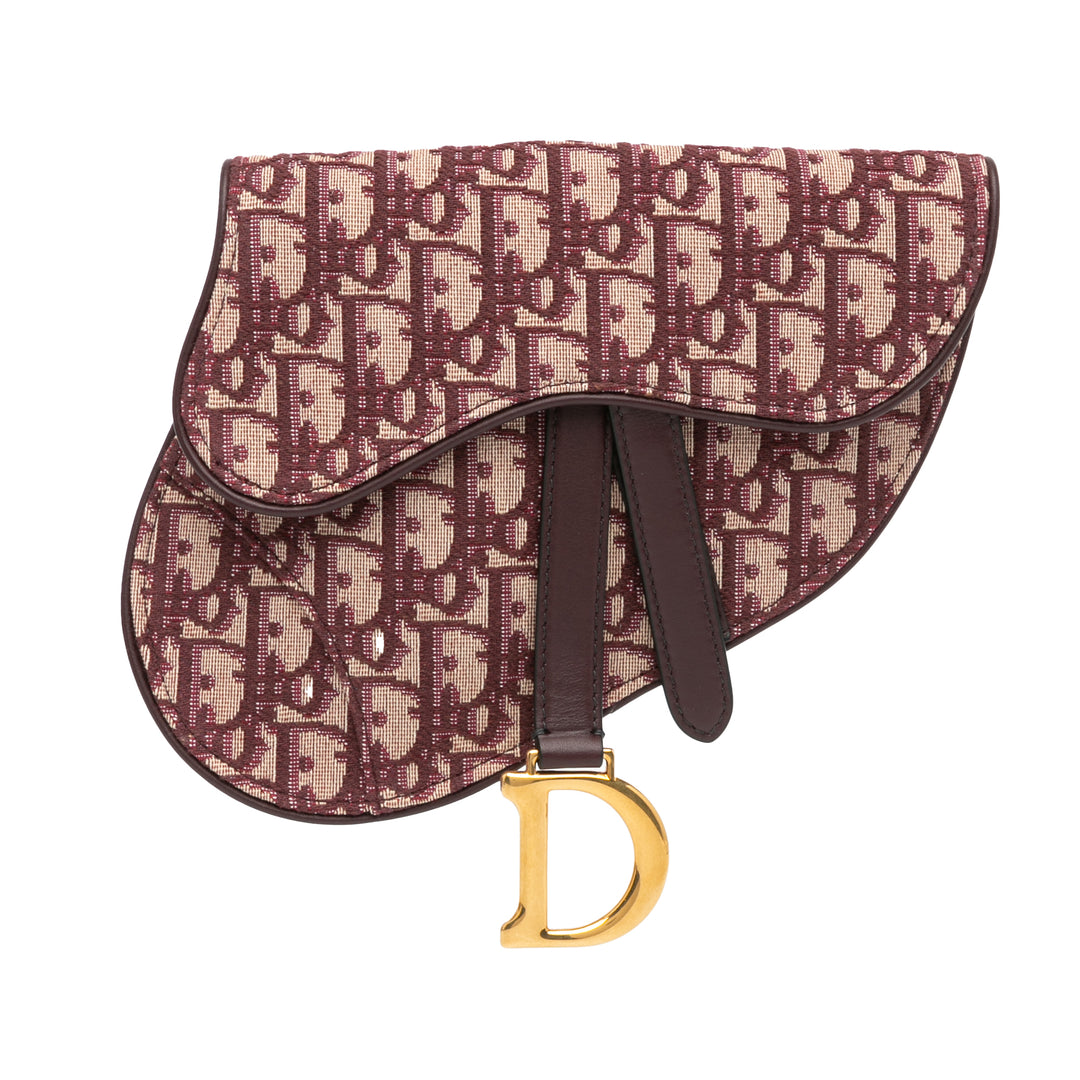 Oblique Saddle Belt Bag Red - Gaby Paris