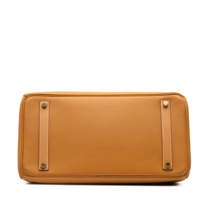 Vache Natural Birkin Retourne 35 Brown - Gaby Paris