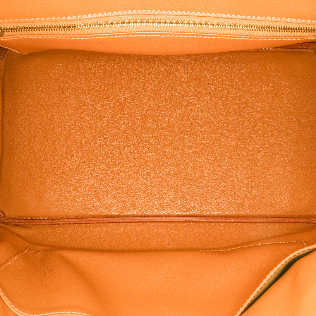 Vache Natural Birkin Retourne 35 Brown - Gaby Paris