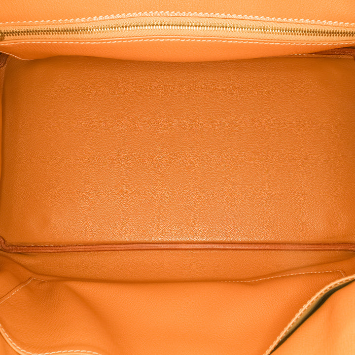 Vache Natural Birkin Retourne 35 Brown - Gaby Paris