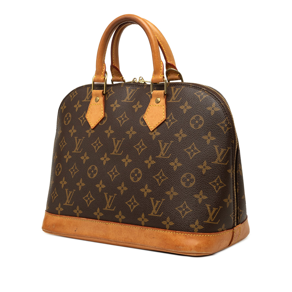 Louis Vuitton Sac à main Alma Monogram PM Marron – vue 2 – GABY PARIS