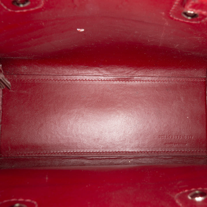 Saint Laurent Nano Croc embossé Cuir Sac De Jour Sac