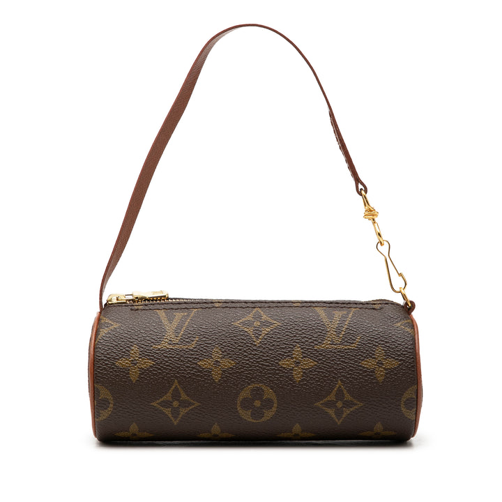 Pochette Papillon Monogramm Braun
