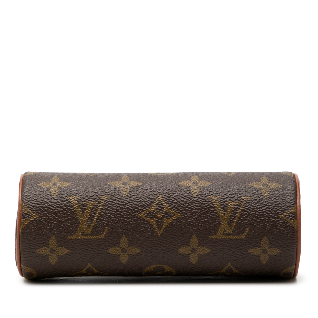 Pochette Papillon Monogramm Braun