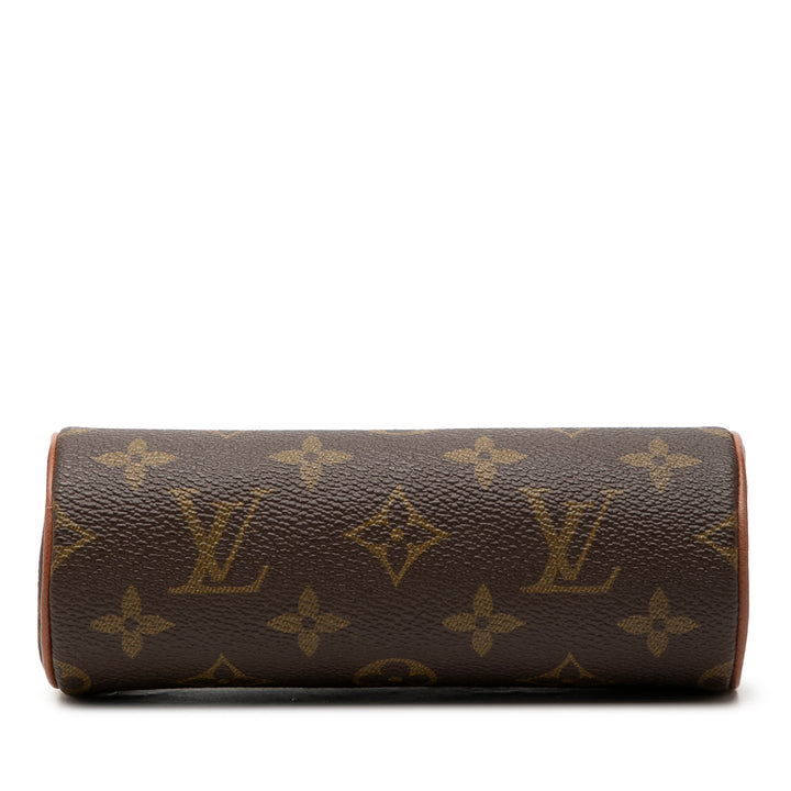 Pochette Papillon Monogramm Braun