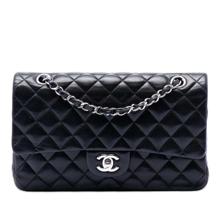 Chanel Medium Classic Cuir d’agneau Double rabat