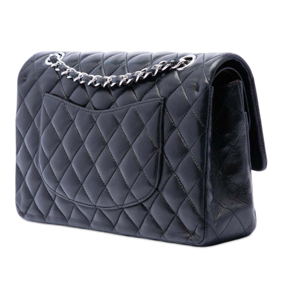Chanel Medium Classic Cuir d’agneau Double rabat