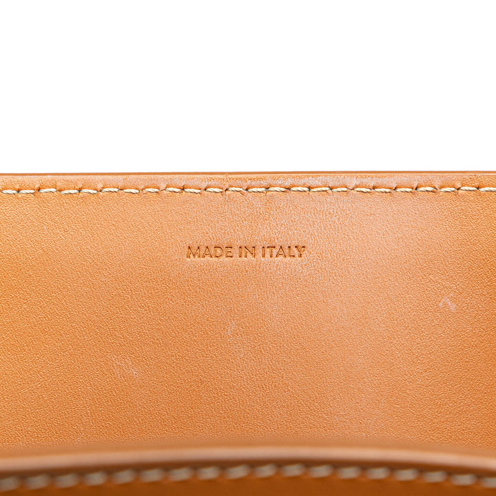 Small Vertical Cabas Satchel Brown - Gaby Paris