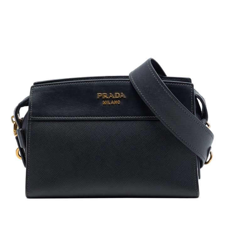 Prada Saffiano et City Veau Esplanade Sac porté croisé