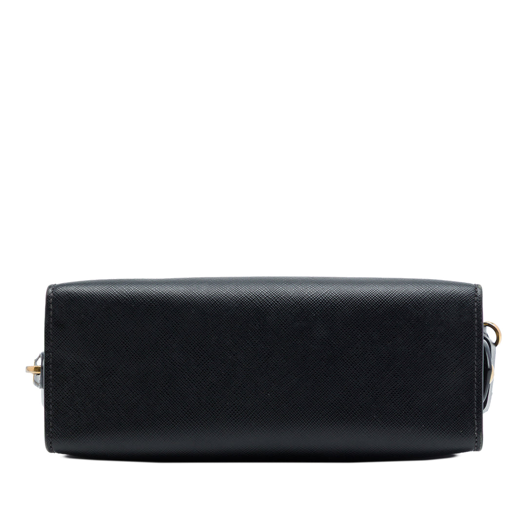 Prada Saffiano et City Veau Esplanade Sac porté croisé
