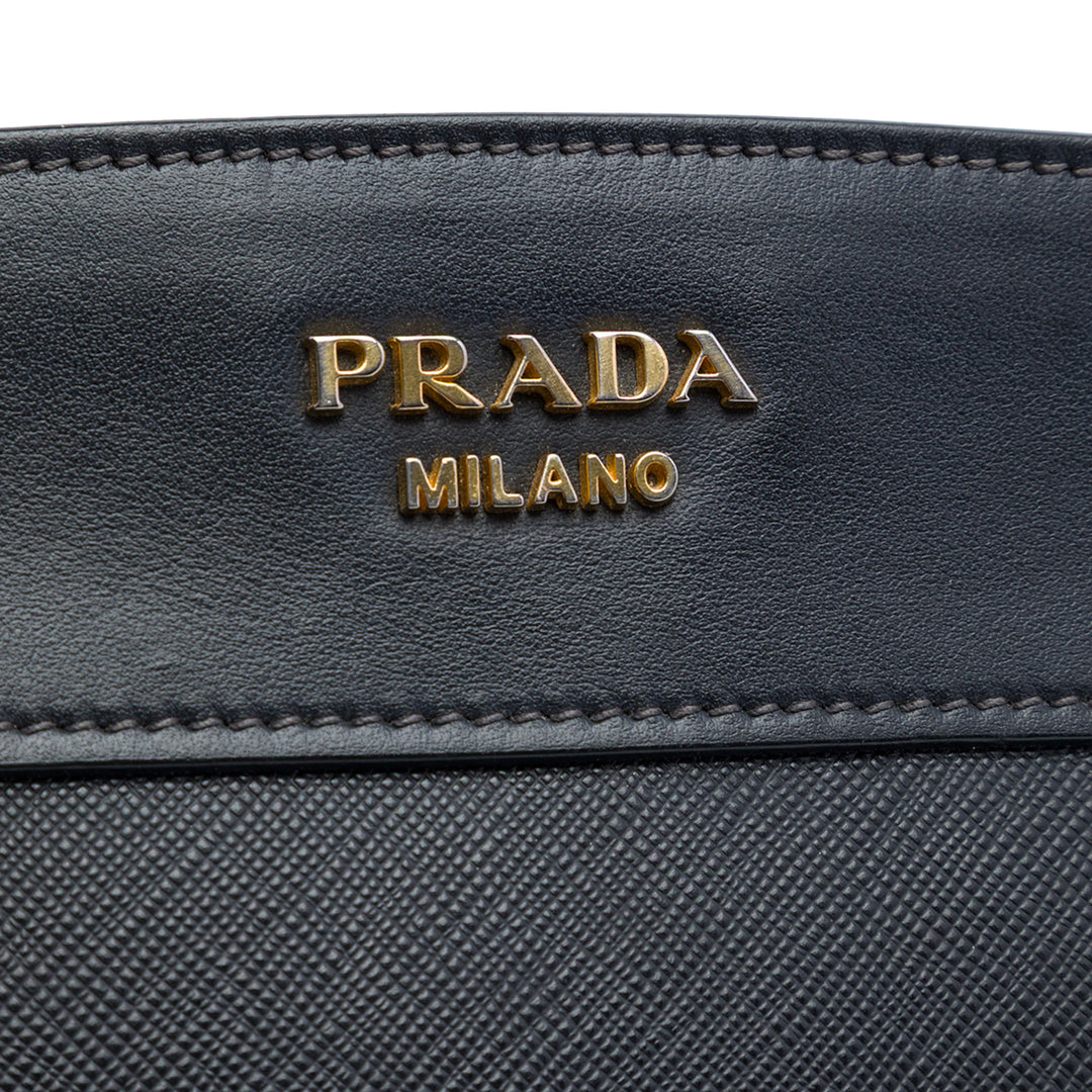 Prada Saffiano et City Veau Esplanade Sac porté croisé
