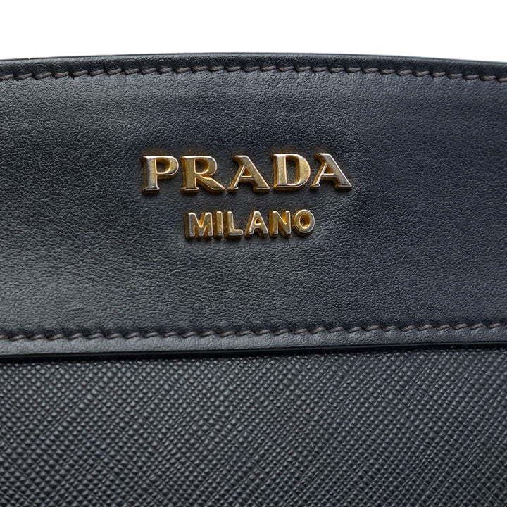 Prada Saffiano et City Veau Esplanade Sac porté croisé
