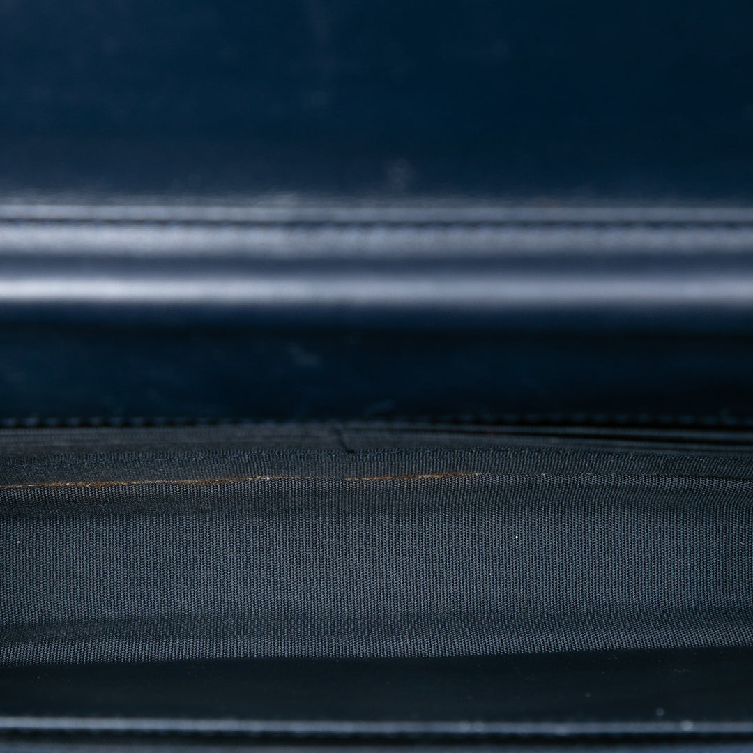CC Whipstitch Wallet on Chain Bleu