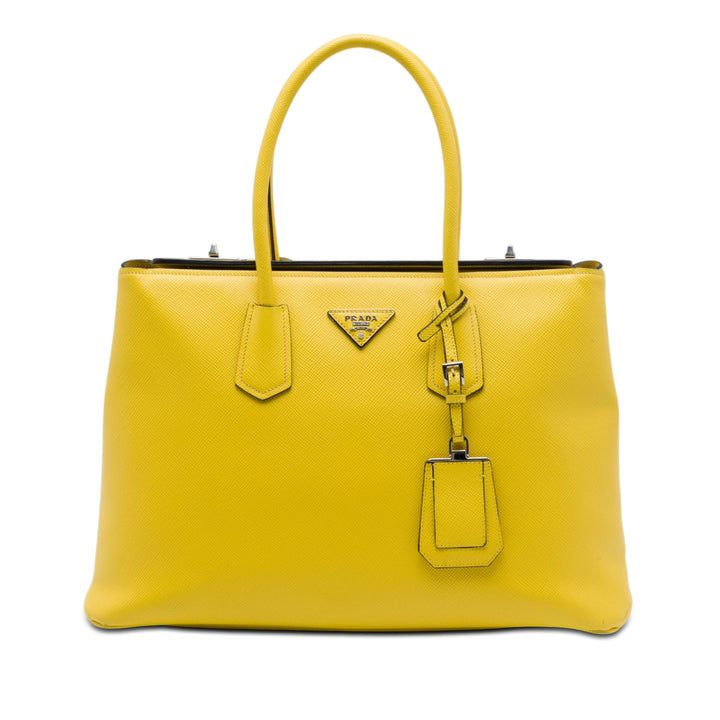Prada Double Cabas Cuir Saffiano
