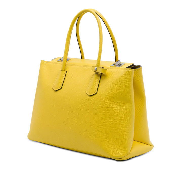 Prada Double Cabas Cuir Saffiano