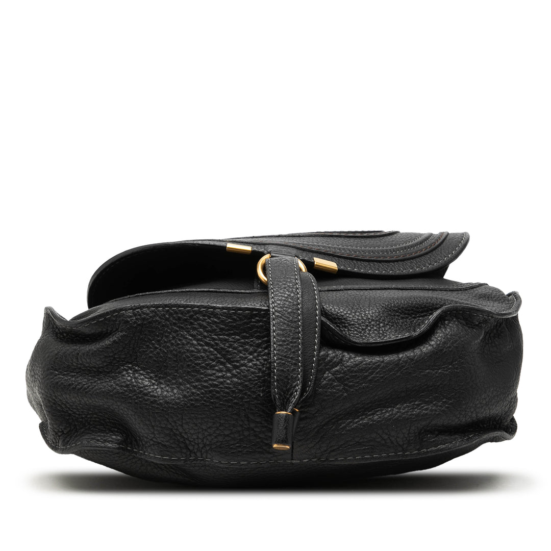 Chloé Medium Pebbled Cuir de veau Marcie Hobo