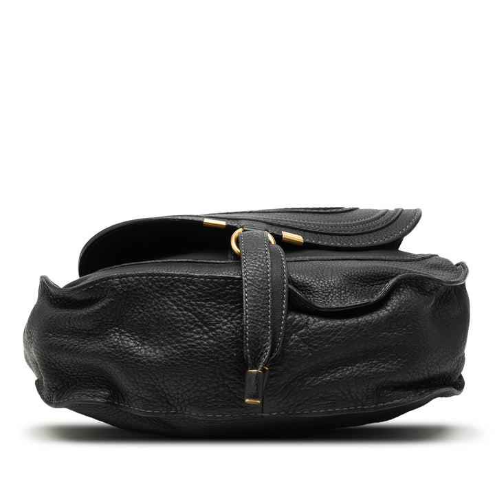 Chloé Medium Pebbled Cuir de veau Marcie Hobo