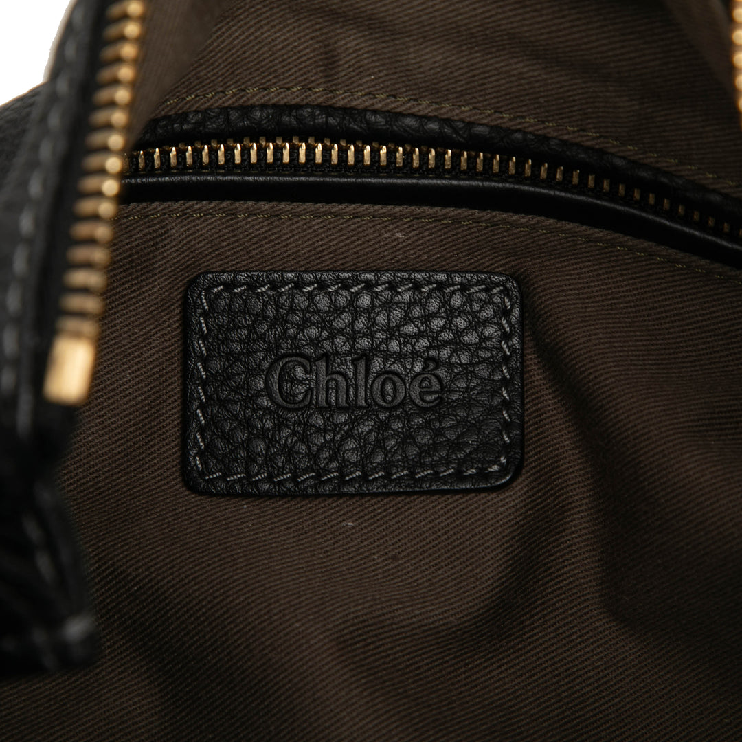 Chloé Medium Pebbled Cuir de veau Marcie Hobo