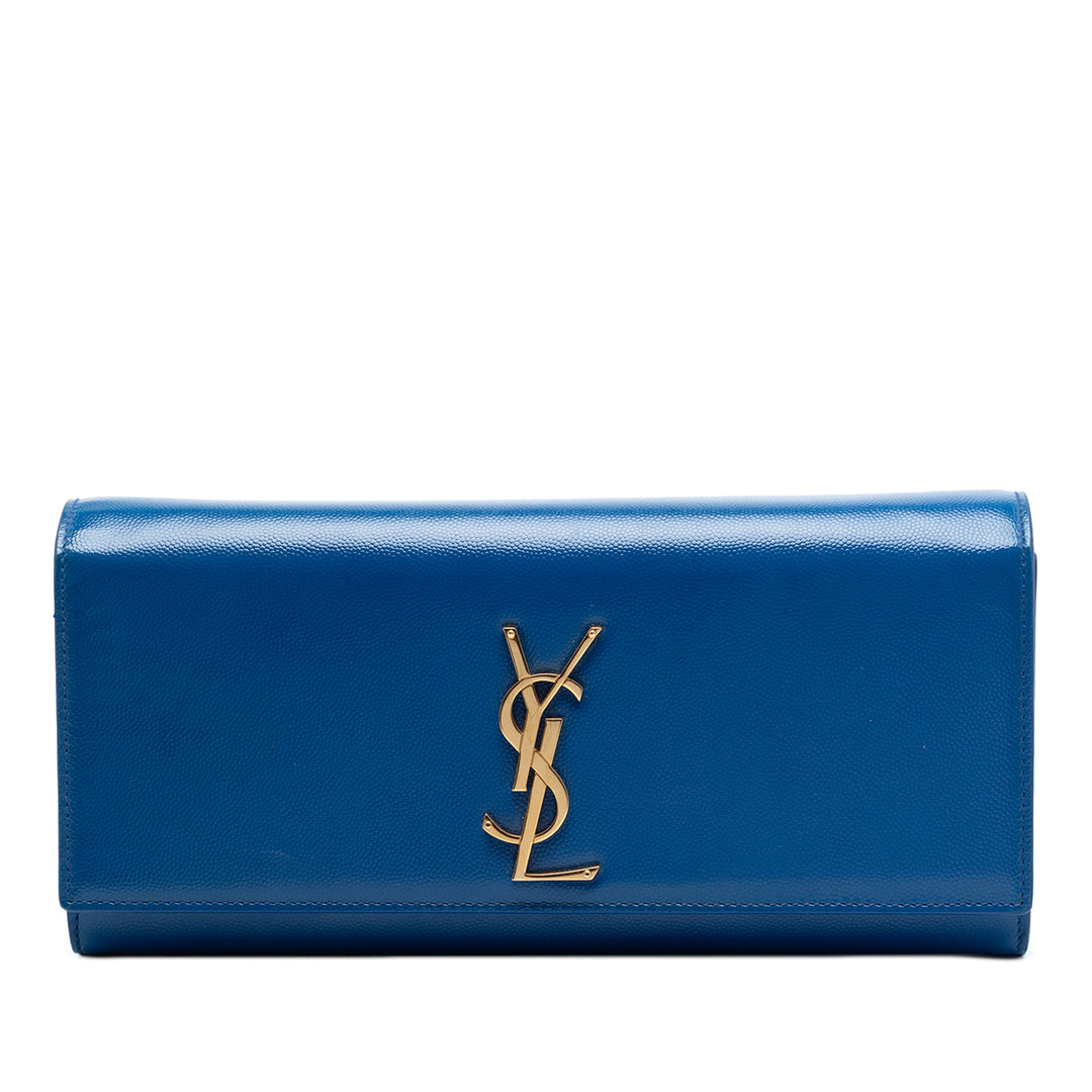Saint Laurent Grain De Poudre Monogram Cassandre Pochette