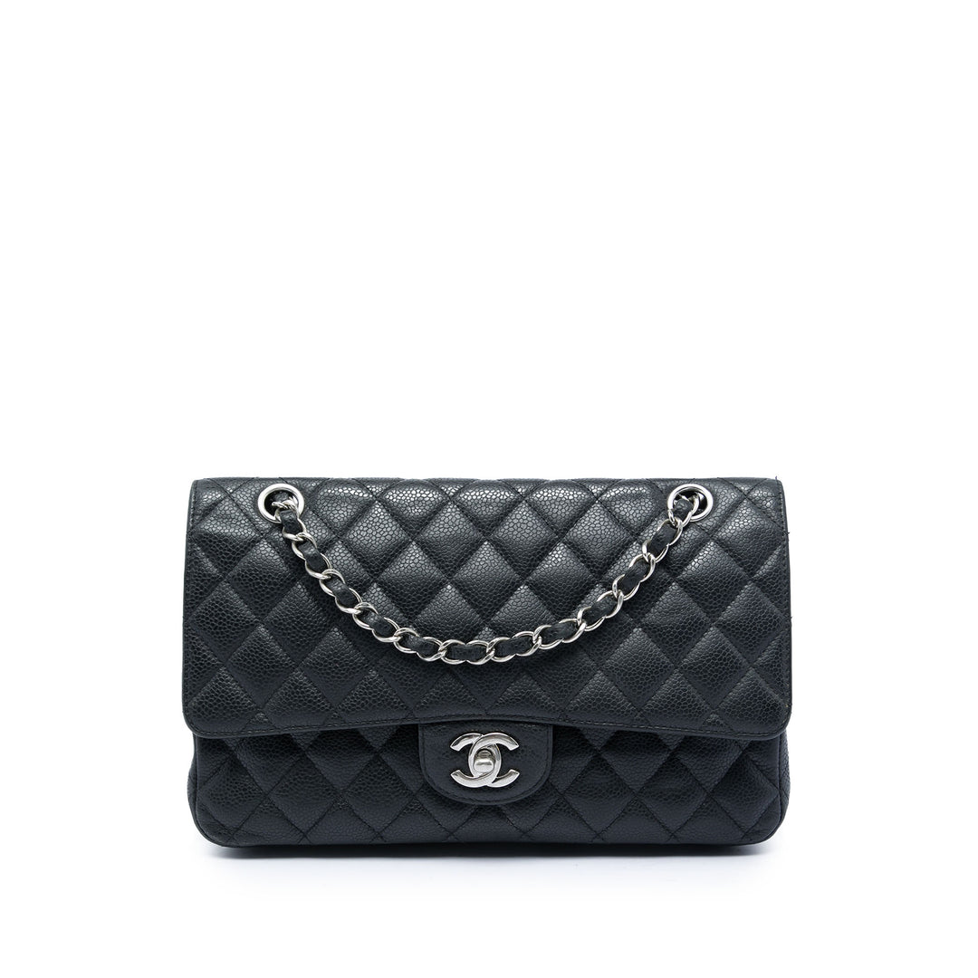 Chanel Medium Classic Caviar Double rabat