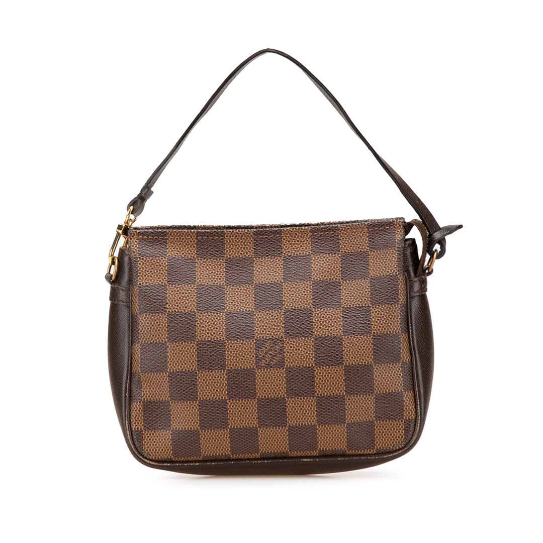 Damier Ebene Trousse Pochette Brown - Gaby Paris
