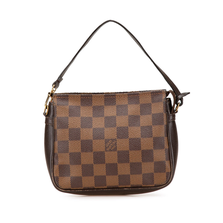 Damier Ebene Trousse Pochette Brown - Gaby Paris