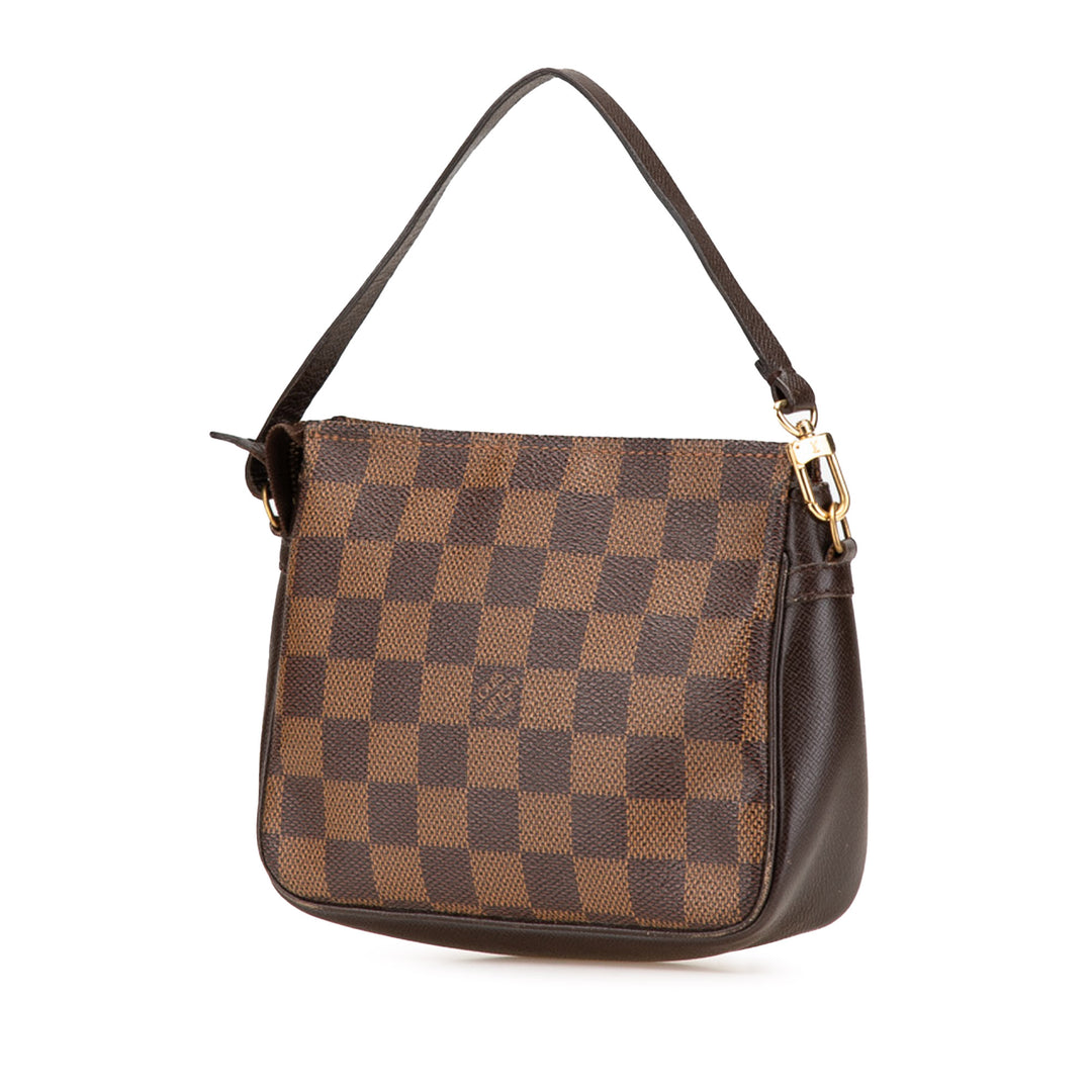 Damier Ebene Trousse Pochette Brown - Gaby Paris