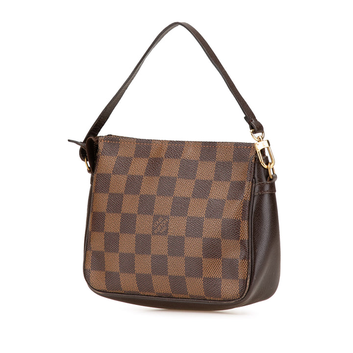Damier Ebene Trousse Pochette Brown - Gaby Paris