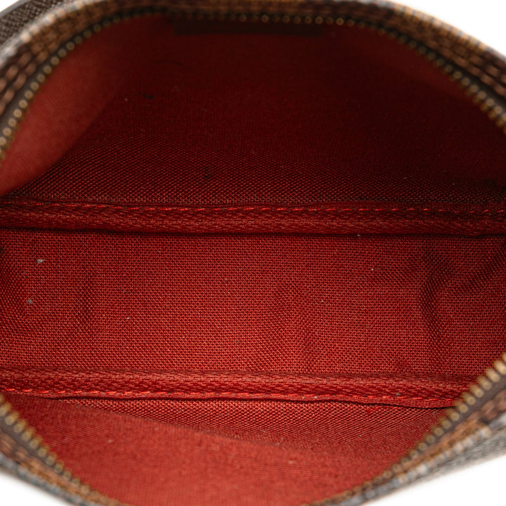 Damier Ebene Trousse Pochette Brown - Gaby Paris