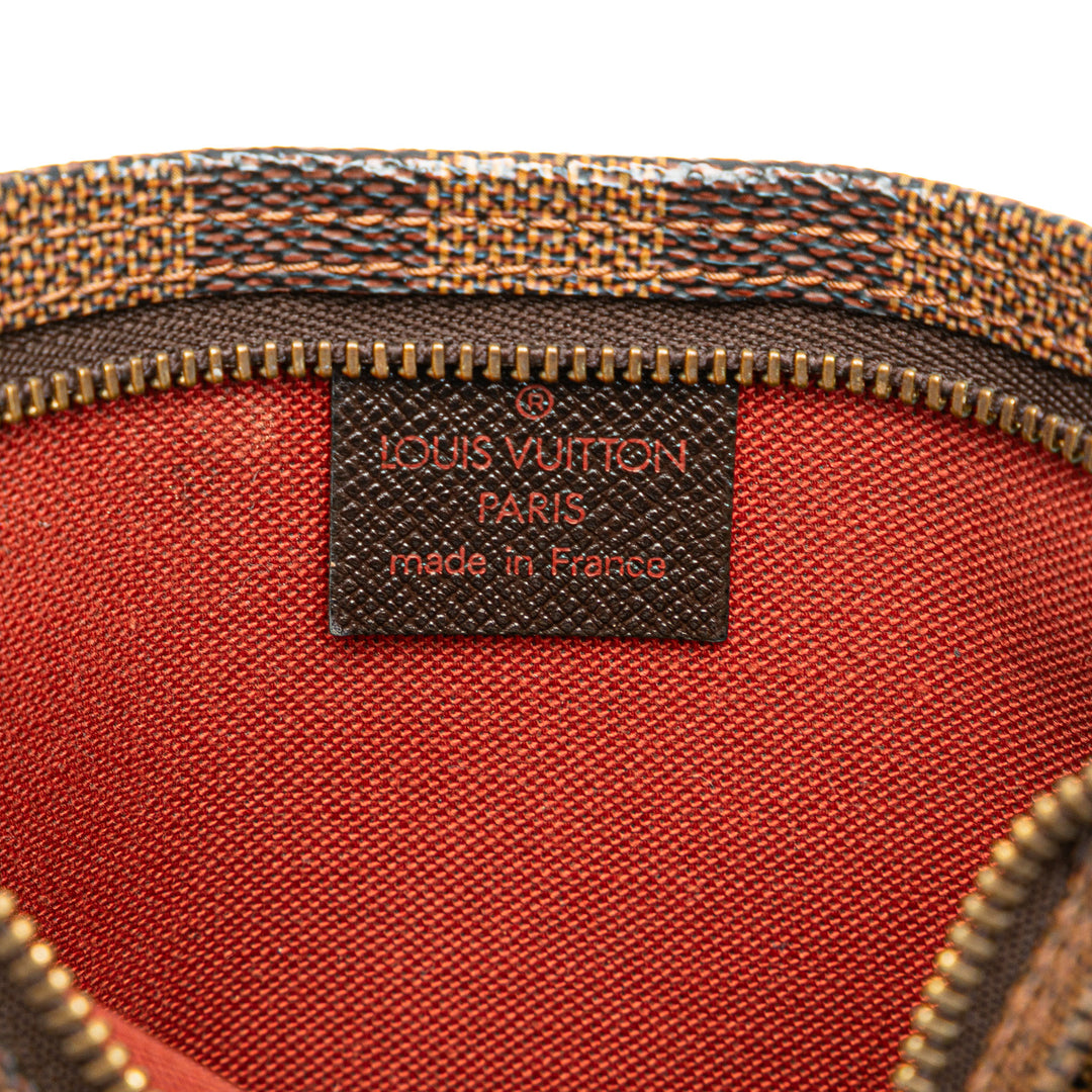 Damier Ebene Trousse Pochette Brown - Gaby Paris